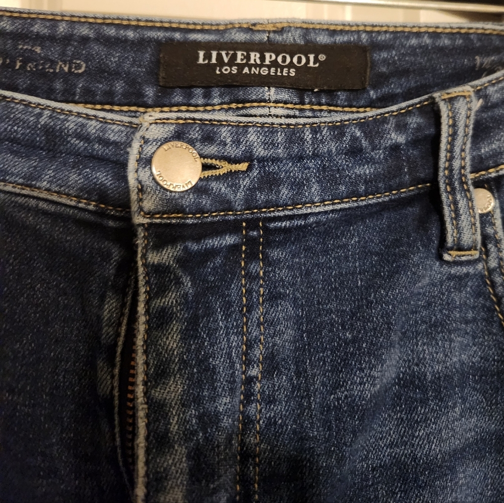 Liverpool Los Angeles Dark Blue Women's Boot Cut Jeans